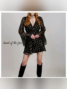 Band Of The Free Evette Dress - Boho Gypsy NWT
